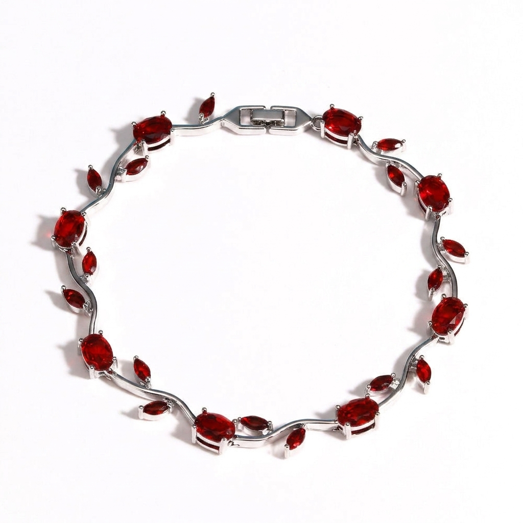 Enchanted Tulip Crystal Bracelet