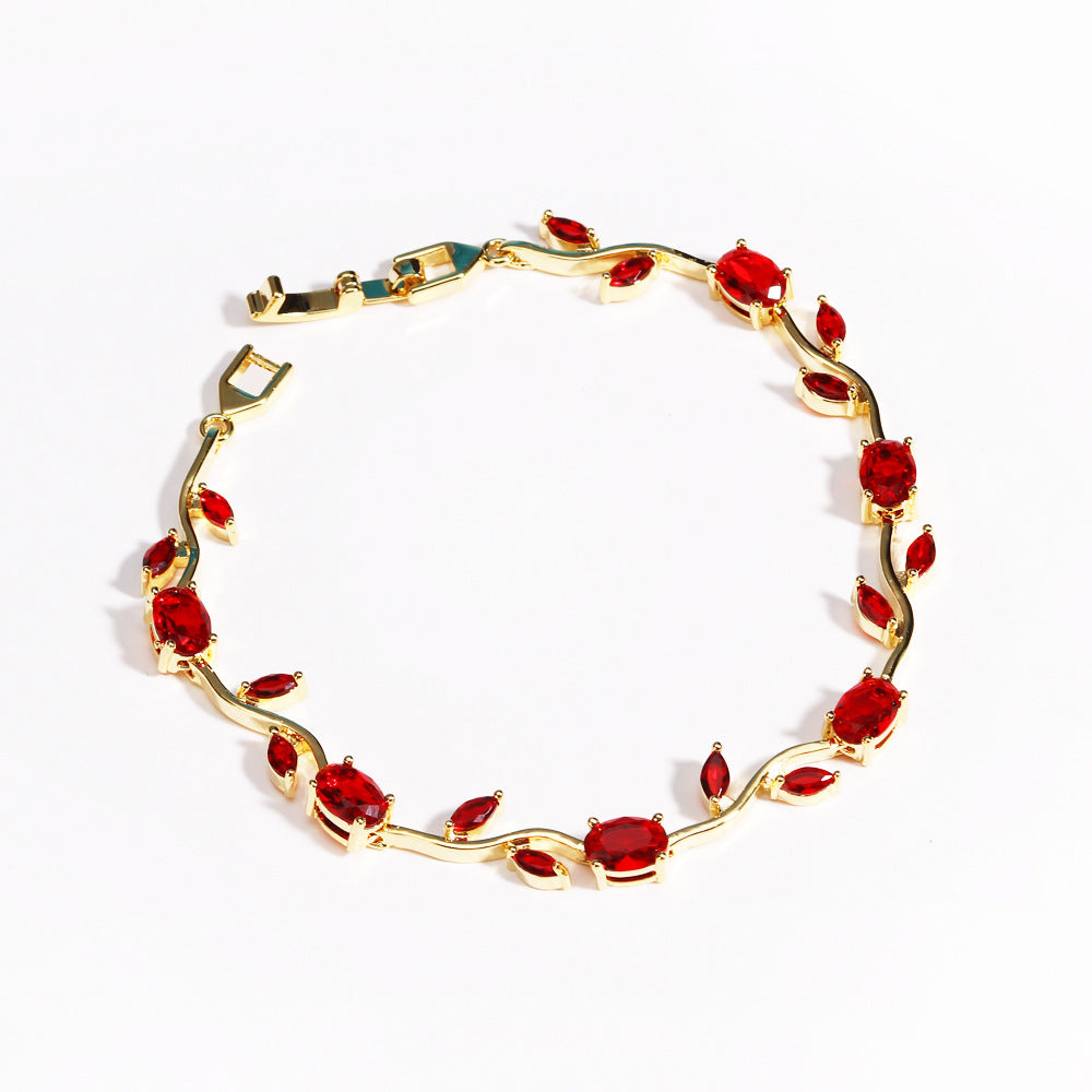 Enchanted Tulip Crystal Bracelet