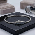 925 Sterling Silver CZ Tennis Bracelet