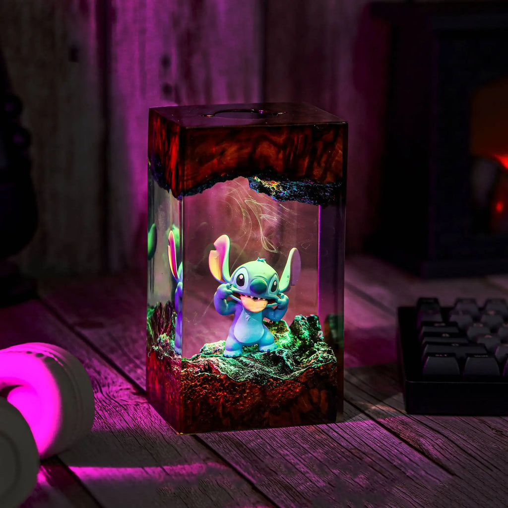 Handmade Stitch Resin Lamp