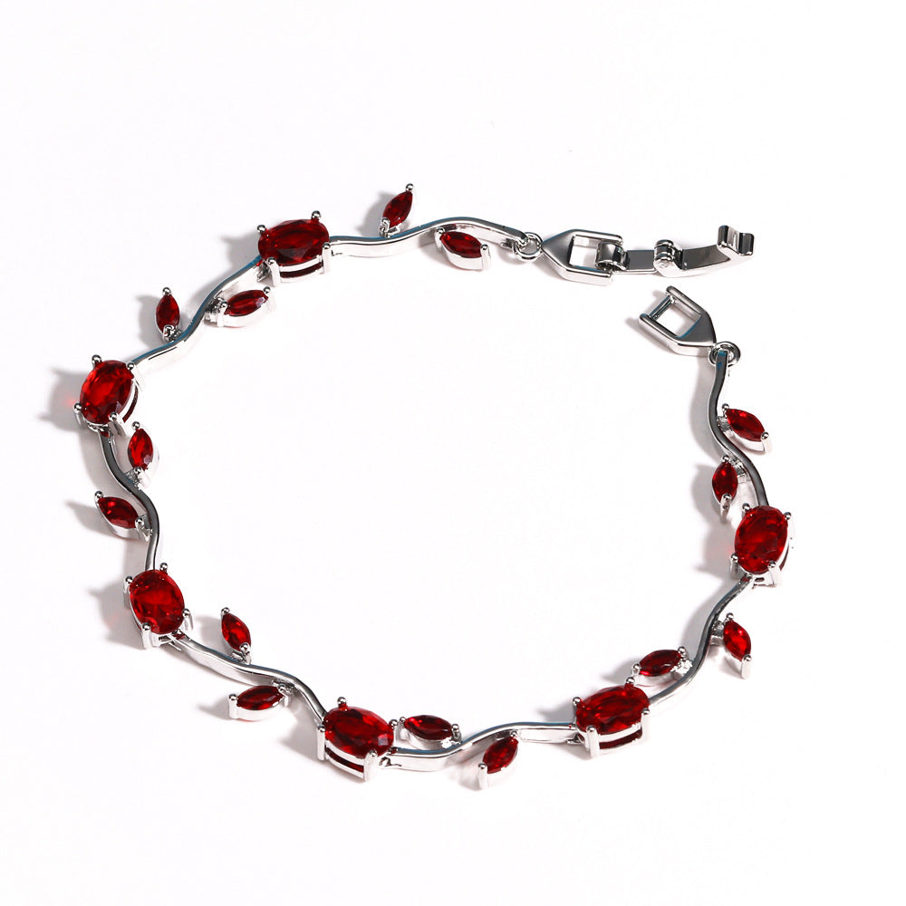 Enchanted Tulip Crystal Bracelet
