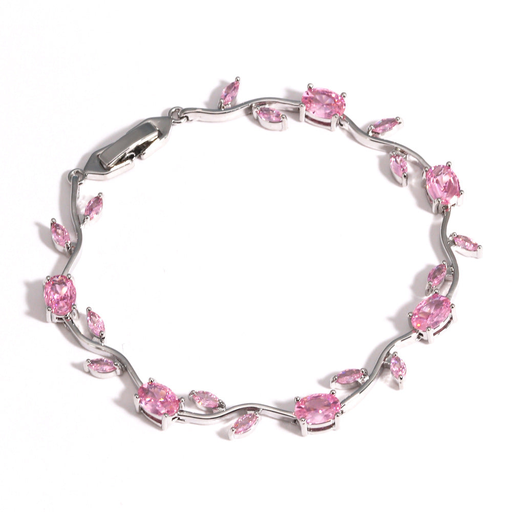 Enchanted Tulip Crystal Bracelet