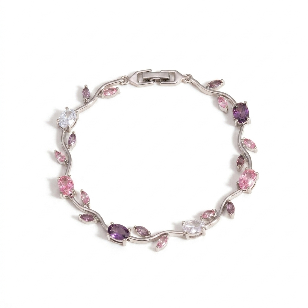 Enchanted Tulip Crystal Bracelet